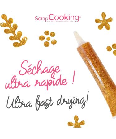 ScrapCooking - Stylo Icing Dor - Stylo de Gla age Alimentaire P tisserie 26 g - Crayon D coratif Comestible - crire & Dessiner sur Desserts G teaux & Biscuits - Anniversaire No l - Or Gold - 7066 Dor 26 ml (Lot de 1) - Buy Online on GoSupps.com