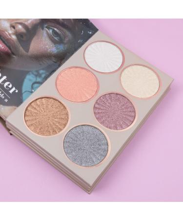 Face Palette - Blush Powder Highlighter and Contour 4 Layers Cosmetic Palette Set Pigmented Eyeshadow Palette | For Women Girls Skin Types Birthday Christmas Party Date Vacan - Buy Online on GoSupps.com