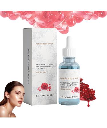Jelly Booster Pigment Treatment Body Potion with Pomegranate and Vitamin B12 Extracts Fast Absorbing Lightweight Serum Improves Pigmentation for Face and Body1pc