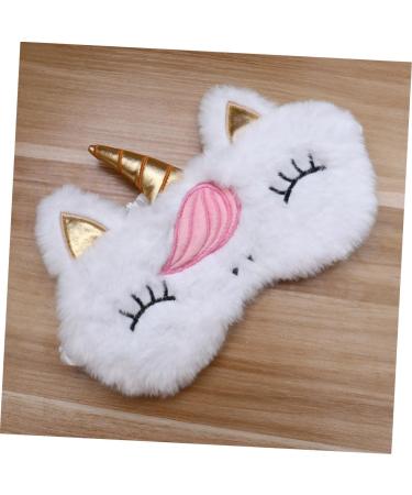 Beavorty 2 Pi ces visi re de licorne en peluche couvre-yeux pour dormir licorne qui dort cache-oeil de sommeil licorne visi re sommeil de la visi re Dessin anim bandeau combinaison voyage - Buy Online on GoSupps.com