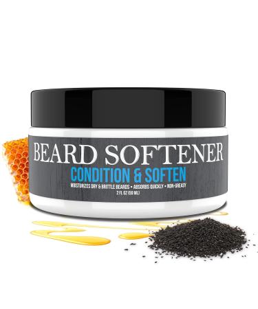 Uncle Jimmy Beard Softener 3oz - Luxurious Shea Butter & Honey Conditioner with Wooden Comb | Tame Flyaways & Nourish Your Beard - Pack of 2 - Buy Online on GoSupps.com