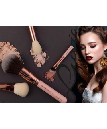 Luvia Rougepinsel E214 - Vegan Blush Brush in Nude/Ros gold | Essential Prime Makeup Brush for Flawless Application - Shop Internationally! - Buy Online on GoSupps.com