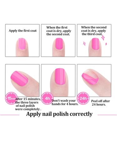 Nail Polish Set Blue Series Nail Varnish - Quick Dry & Long Lasting Blue Nail Varnish - Non-Toxic Water Based Safe Nail Polish - No Need UV Nail Paint for DIY Nail Art Manicure at Home(4PCS Blue) - Buy Online on GoSupps.com