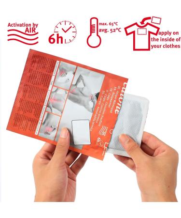 10-Pack Heat Paving Pads for Back Shoulder & Neck | Thermal Massage Relaxation Heat Donor | Body Warmer 10x13 cm - Buy Online on GoSupps.com