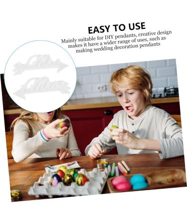 Tofficu Resin Tray Molds 2pcs Molds Mould Toilet for Mr Door Hanging Hangings Mold and Funny Home Sign Crystal Supplies White 9.4X35.6CM - Buy Online on GoSupps.com