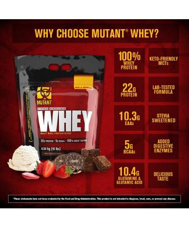 Mutant Whey Cookies & Cream - 908g - Buy Online on GoSupps.com