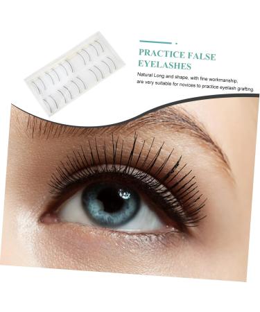 Beavorty 10 Pairs Grafting eyelashes Training Extensions Eyelash Simulation False Eyelashes False Eyelash Strip Eyelashes Grafting Practice Eyelashes Practice Lashes supplies fiber - Buy Online on GoSupps.com