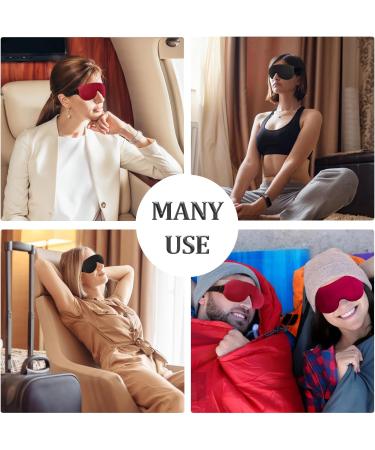 2 Pack 100% Blackout 3D Sleep Masks with Adjustable Strap - Perfect Eye Shade for Men & Women - Ultimate Comfort for Better Sleep - Buy Online on GoSupps.com