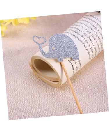 OFFSCH 3pcs Elephant Cupcake Picks Appetizers Fruit Cocktail Picks Jungle Gold Glitter Toppers Topper Heart Glitter Topper Heart Wedding Paper Cups Cupcake Topper Plate Sequins Silver medium - Buy Online on GoSupps.com