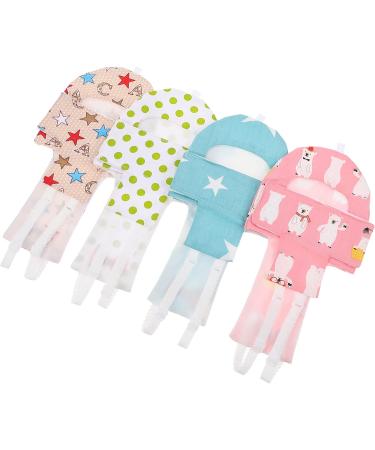 POPETPOP Parrot Clothes 4pcs Parrot Flight Suit Cute Cotton Small Animals Cockatiel Bird Diaper - Buy Online on GoSupps.com