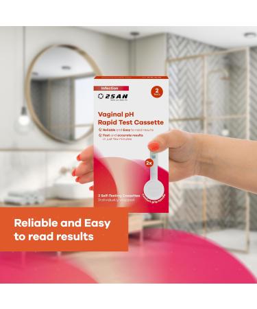 Vaginal pH Test Kit (2 Pack) - Easy-to-Use Discreet Design for Accurate Bacterial Vaginosis Testing | International Shipping - Buy Online on GoSupps.com