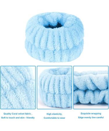 tacery Face Washing Wristband Absorbent Wristbands for Washing Face Microfiber Wrist Wash Band | Absorbent Wristbands for Women Girls Ladies Prevent Liquid from Spilling - Buy Online on GoSupps.com