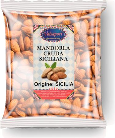 HOME LINE Valsapori - Raw Shelled Almonds - 1 kg Pack - Origin: Sicily | Unroasted Italian Almonds - Dried Fruit Snack a source of calcium phosphorus and magnesium
