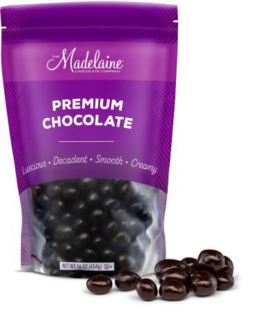 Madelaine Premium Dark Chocolate Covered Espresso Coffee Beans - 1 LB