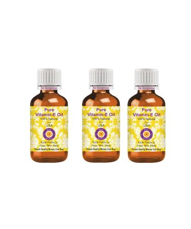 Deve Herbes Pure Vitamin E Oil Pack of Three 100ml X 3 10 oz