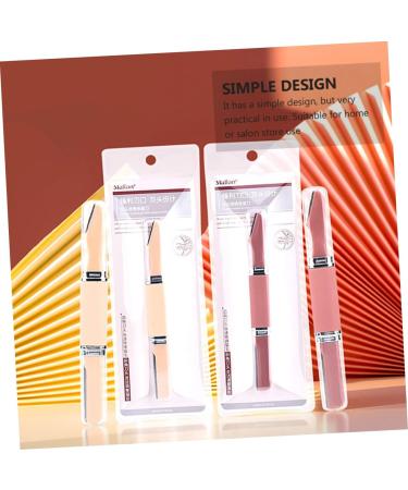 Housoutil Double-Headed Eyebrow Brush Set for Women - 2 Sets Red Eyebrow Makeup Tool - Buy Online on GoSupps.com
