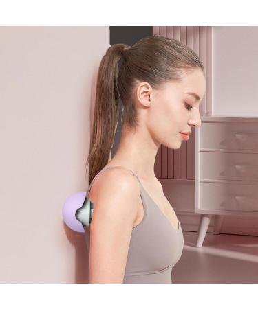 Myofascial Release Ball - Trigger Point Massage Ball for Yoga & Muscle Relaxation - Acupuncture Massage Tool - Purple - Buy Online on GoSupps.com