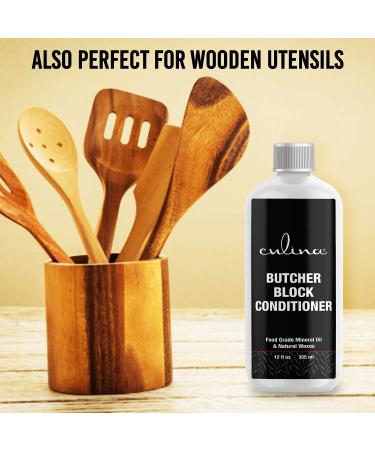 Culina Butcher Block Cutting Board Cream Conditioner - 12 Ounce | Premium Care for Wooden Boards | International Shipping Available - Buy Online on GoSupps.com
