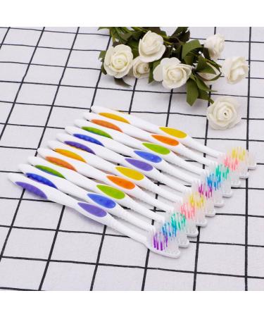Soft Bamboo Charcoal Toothbrushes - 10 Pack | Eco-Friendly Oral Care for Health - Buy Online on GoSupps.com