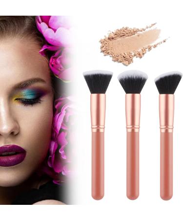 Multifunctional Flat Head Makeup Brush For Base And Powder Cream Application Comforatble Handle Beauty Tool Powder Brush - Buy Online on GoSupps.com
