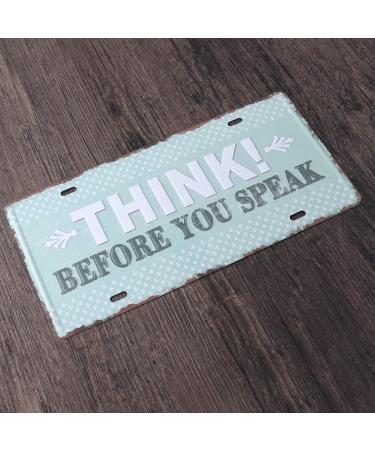 DOITOOL Iron Painting Metal Signs Antique Signs Vintage Signs for Sale Tin Signs License Plate Crafts Three-Dimensional 1 - Buy Online on GoSupps.com