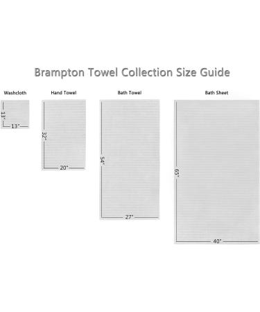 Classic Turkish Towels Premium 100% Turkish Cotton Ribbed Bath Sheet Set - 40x65 Inches, Extra Large, Quick-Dry, Absorbent, Luxury - Set of 3 White Towels - Buy Online on GoSupps.com