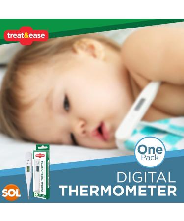 Digital Thermometer for Adults Children & Baby - Medical Oral, Underarm, Body Temperature Thermometer - Termometro Digital - Buy Online on GoSupps.com