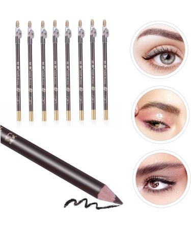 LALADEFIEE 8pcs Eyebrow Makeup Wooden Makeup Accessories Eyebrow Tools Eyebrow Makeup Tool 1 count (Pack of 1) Coffee - Buy Online on GoSupps.com