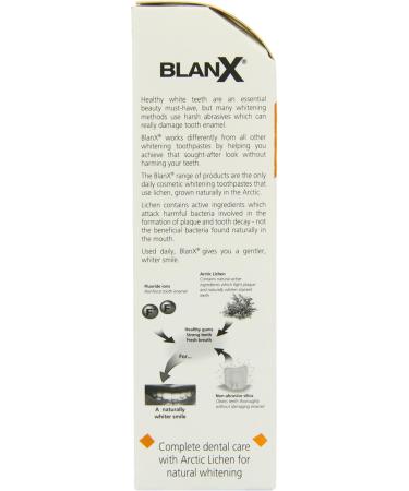 BlanX Non Abrasive Stain Removal Toothpaste 75ml | Effective Whitening Solution - Fast International Shipping - Buy Online on GoSupps.com