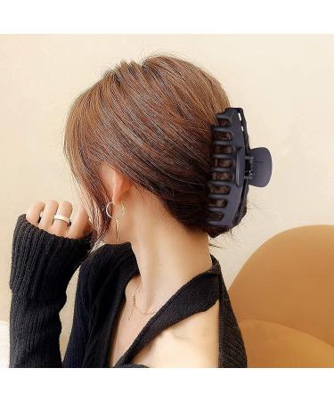 Gifeel Big Hair Claw Clips - Non-Slip Large Hair Clips for Women - Strong Hold Matte Jaw Clips - Stylish Hair Accessories (4 Packs) - Buy Online on GoSupps.com