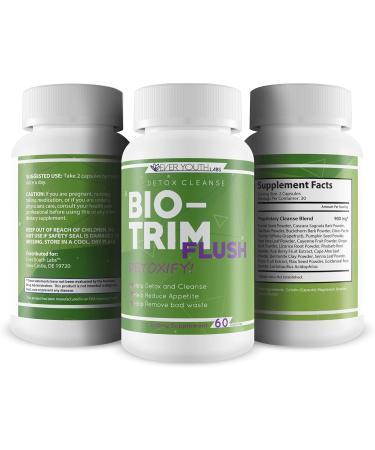 Ever Youth Labs Bio Trim Flush - Our Best Colon Cleanse Detox - Gut Colon Cleanse w/Probiotics - Natural Colon Cleansing Supplement - Keto Colon Detox Pills - Buy Online on GoSupps.com