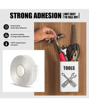 VERSAF Double Sided Adhesive Tape -1/2 10'Â Arcylic Transparent Removable No Residue Double Sided Heavy Duty Mounting Tape for Home/Office/Wall Decor(Pack of 1 Roll) - Buy Online on GoSupps.com