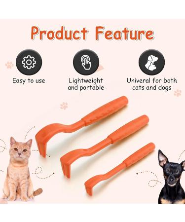 Greoer 3 Pieces of Tick Remover Tools for Dogs Painlessly Tick Removal Tool Multifunctional Tick Remover Kit for Dog Cats Rabbits Ideal Tick Hooks for Pet Shop Home Use Orange - Buy Online on GoSupps.com