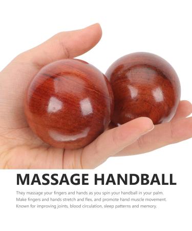 10 pcs Wooden Health Balls for Hand Exercises - Massage Roller Balls for Stress Relief & Strength Training - 5x5cm Handball Tool - Buy Online on GoSupps.com