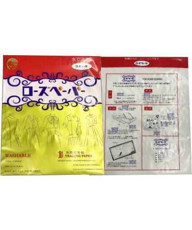 AMORNPHAN 5 Sheets Sewing Carbon Tracing Paper Transfer Kit 9x11 - Made in Japan | Includes Tracing Wheel Sewing Tool | For Home Sewing, Cross Stitch, Paint Kit, Fabric Craft - Buy Online on GoSupps.com