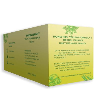 Buy Traditional Herbs Inhaler (Pack of 3) - Yellow Formula | Best International Shipping - Buy Online on GoSupps.com
