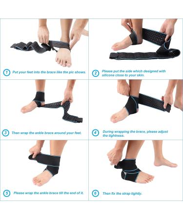 Adjustable Ankle Support Brace for Men and Women - Compression Sleeve for Plantar Fasciitis, Arthritis, and Joint Pain - Suitable for Sports - Grey - Buy Online on GoSupps.com