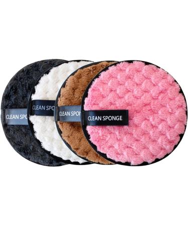 Pink Makeup Remover Puff - Soft Breathable & Reusable Cosmetic Tool for Gentle Skin Cleansing - Buy Online on GoSupps.com