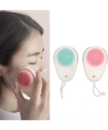 ZJchao Soft Bristle Double Sided Face Brush - Ergonomic Facial Cleansing Brush with Lanyard for Easy Hanging | International Shipping - Buy Online on GoSupps.com