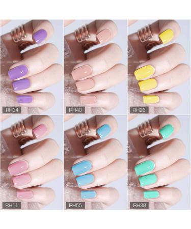 Rosalind Gellack UV Hybrid Nail Polish Set - 6 Semi-Permanent Shellac Colors | 15ml Gel Kit for Durable Summer Nails - Buy Online on GoSupps.com