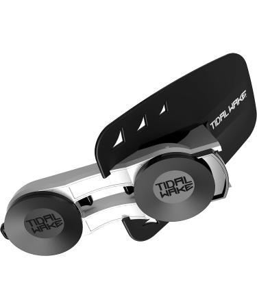 Tidal Wake XLR8 Wake Surf Shaper - For Inboard Boats | Floating Wakesurf Creator - Silver/Black Fin - Buy Online on GoSupps.com