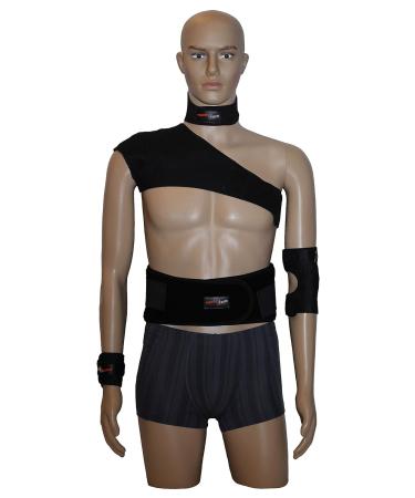 Premium Warm-Conform Heat Back Belt with Tourmaline & Magnets - Self-Warming Infrared Relief for Back Pain - Washable & Always Usable - Buy Online on GoSupps.com