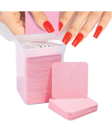 Siopob Lint Nail Wipes - 200 Polish Remover Pads Non-Woven Cleaning Wipes For Nails - Cleaning Wipes Sof-t And Square Lint Wipes For Lash Glue Nail Polish Remover Pads