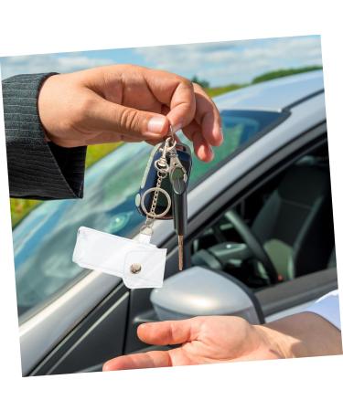 FOYTOKI Lipstick Keychain 2 Lip Gloss Holders PVC Lipstick Case for Easy Access Elegant Look Random Color - Buy Online on GoSupps.com