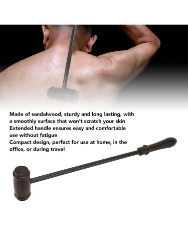 Wooden Back Massage Hammer - Manual Body Knocking Device for Home Travel & Office | Extended Handle for Ultimate Relief - Buy Online on GoSupps.com