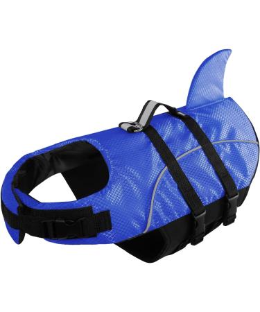 Buy Queenmore Dogs Life Jacket - Ripstop Swimming Vest for Small Medium & Large Dogs - Lifeguard Dog Vest with Lifting Handle - Perfect for Kayaking & Swimming (XS Blue) - Buy Online on GoSupps.com