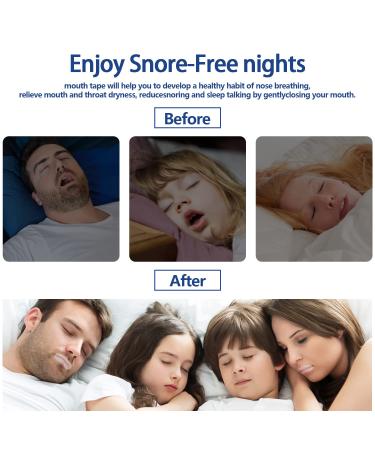 Soanufa 90 Pcs Mouth Tape for Sleeping - Anti Snoring Nasal Breathing Strips for Instant Relief and Better Sleep - Buy Online on GoSupps.com