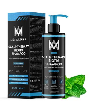 MR ALPHA Dry Scalp Biotin Shampoo for Thinning Hair And Hair Loss Shampoo - Hair Loss Shampoo For Men - Hair Growth Shampoo for Women - Biotin Shampoo for Hair Growth - Dht Hair Thinning Shampoo - Hair Thickening Routine...