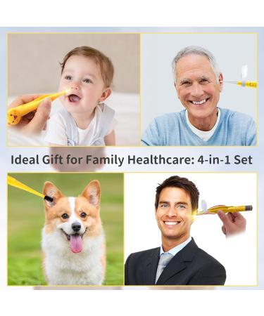 Multifunctional Ear Wax Removal Kit with Soft Silicone Spoons - Gentle Cleaning for Men, Women, Kids, and Babies - Buy Online on GoSupps.com