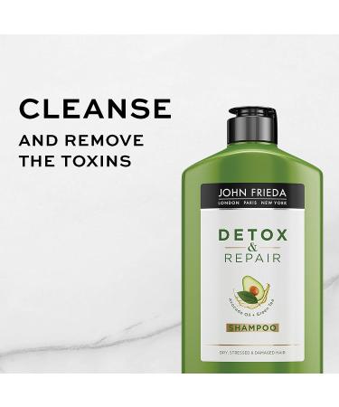 Detox & Repair Shampoo - 8.45 oz with Avocado Oil & Green Tea - Buy Online on GoSupps.com
